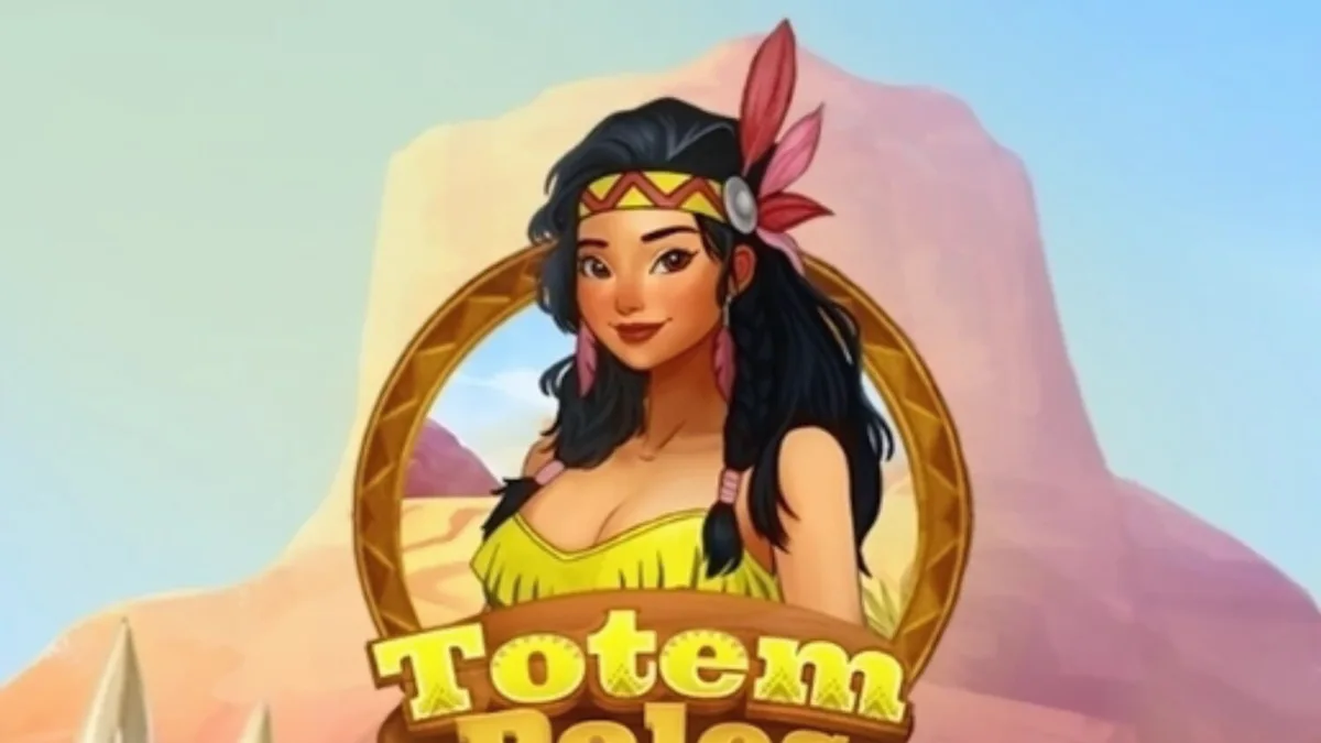 Totem Poles slot machine interface showing stacked symbols and forest background